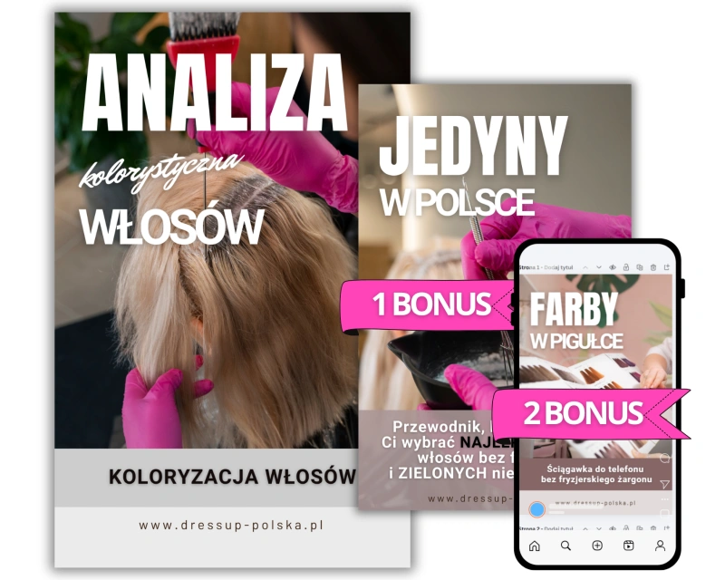 Pakiet GLOW START - Analiza koloru włosów LISTA