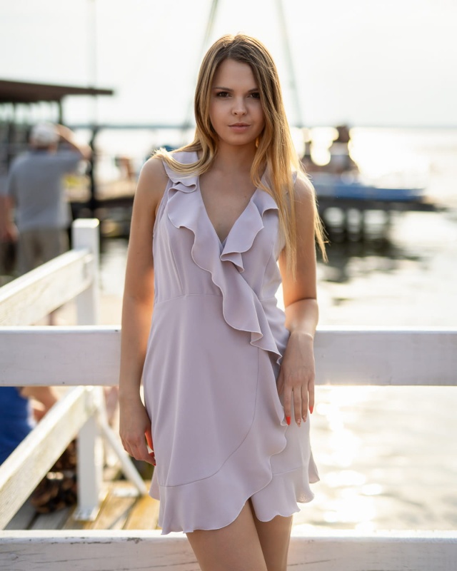 Sukienka Ruffle Grey